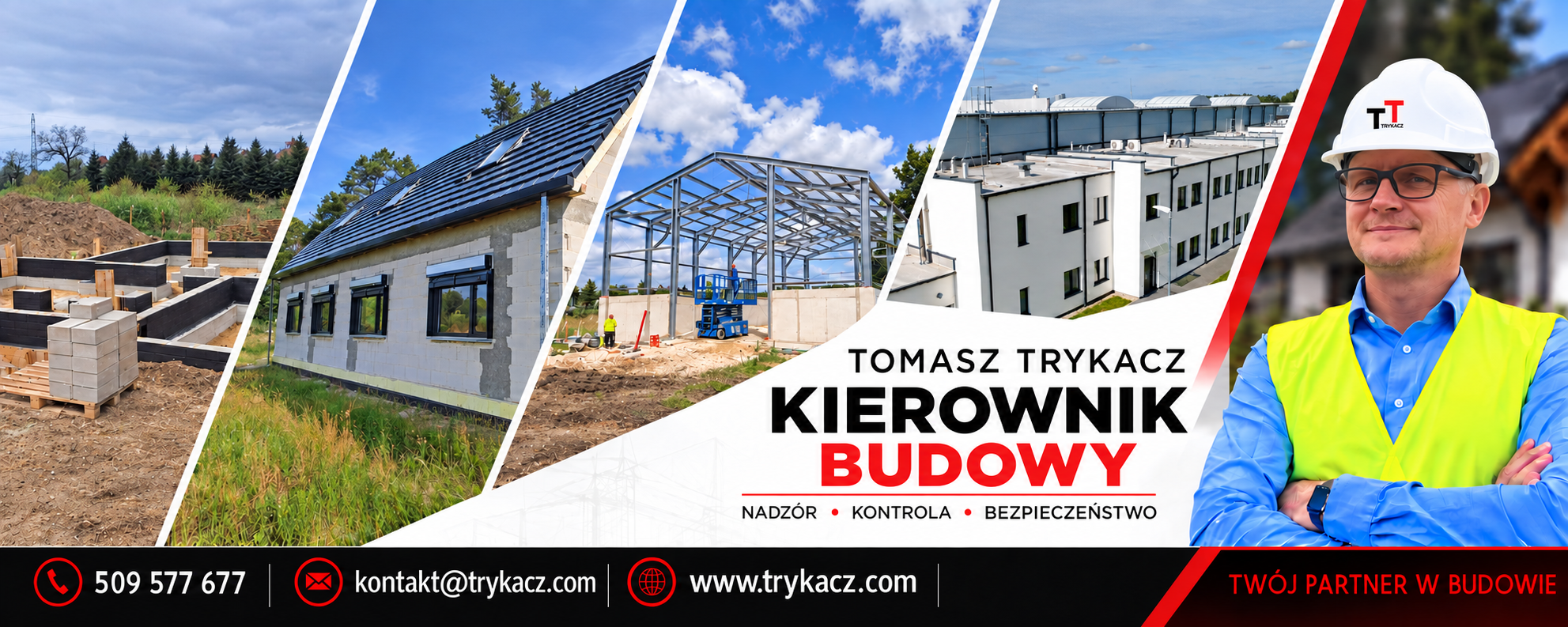 Tomasz Trykacz – kierownik budowy i inspektor nadzoru